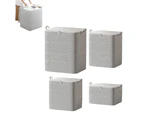 4Pcs Large Capacity Foldable Wardrobe Storage Bags Closet Organizers for Blanket Clothing Bedding Toys