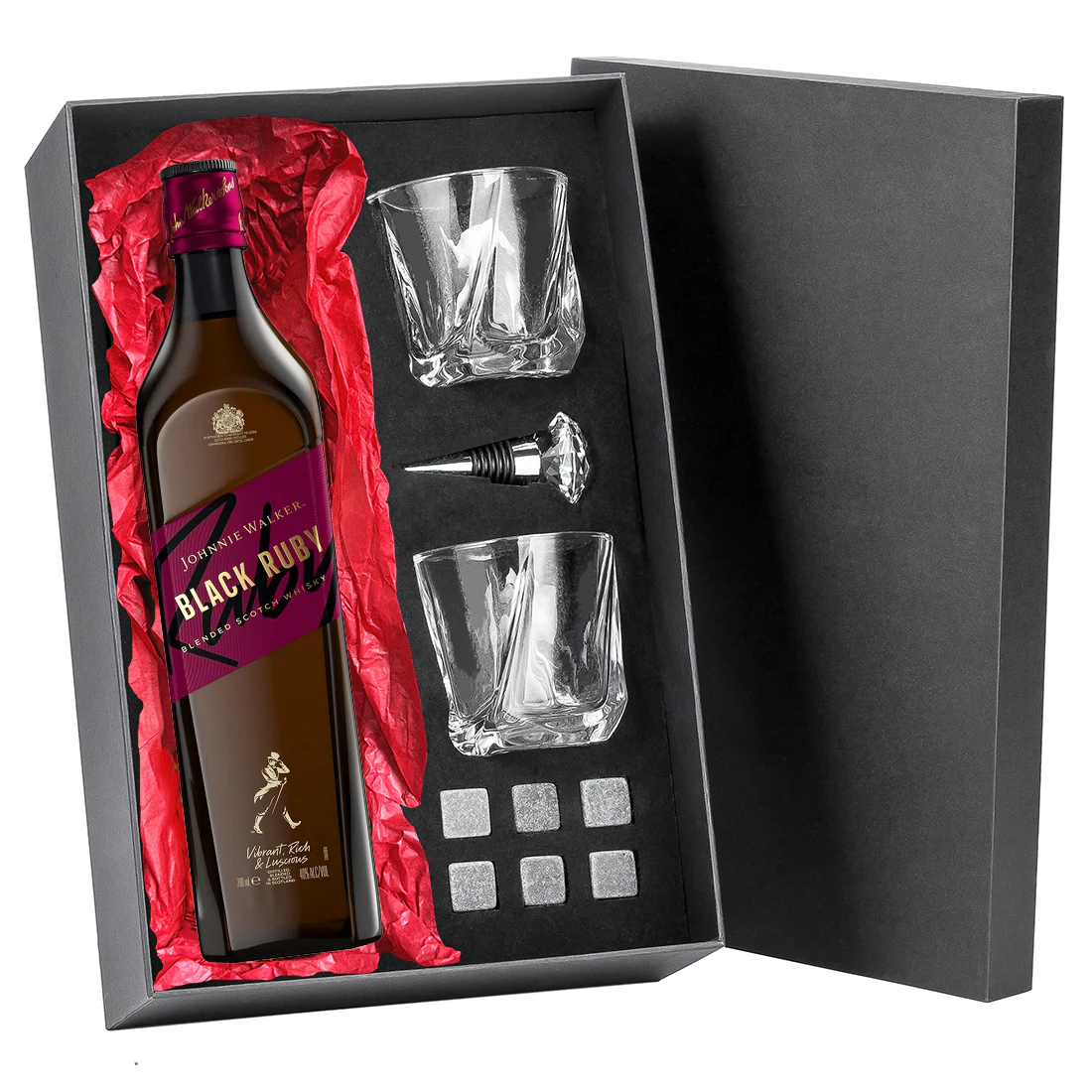 Johnnie Walker Black Ruby Gift Box 700ml