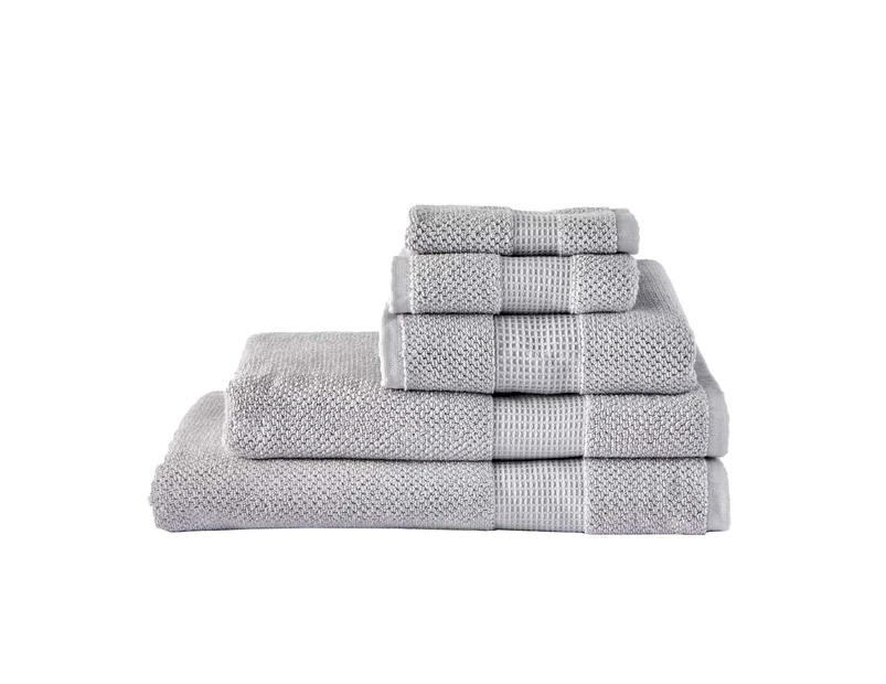 MyHouse  Maui Towel Collection - Silver - Facewasher