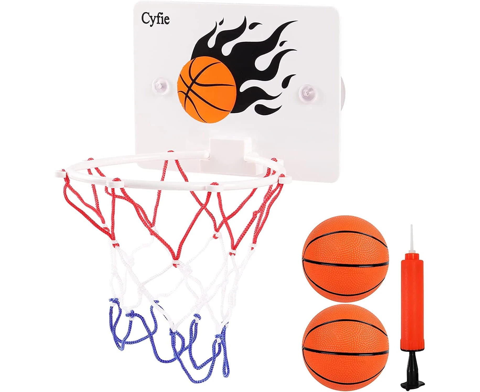 Mini basketball hoop, mini basketball hoop with balls and pump, office basketball hoop with suction cup