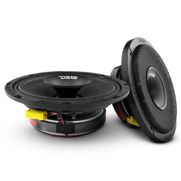 DS18 8" Shallow Midrange Speaker w DRV - Pair