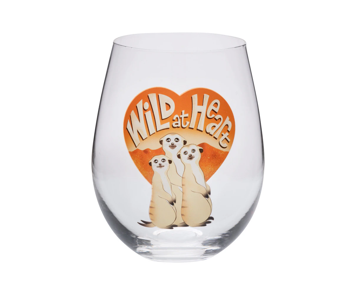 Meerkat Stemless Wine Glass