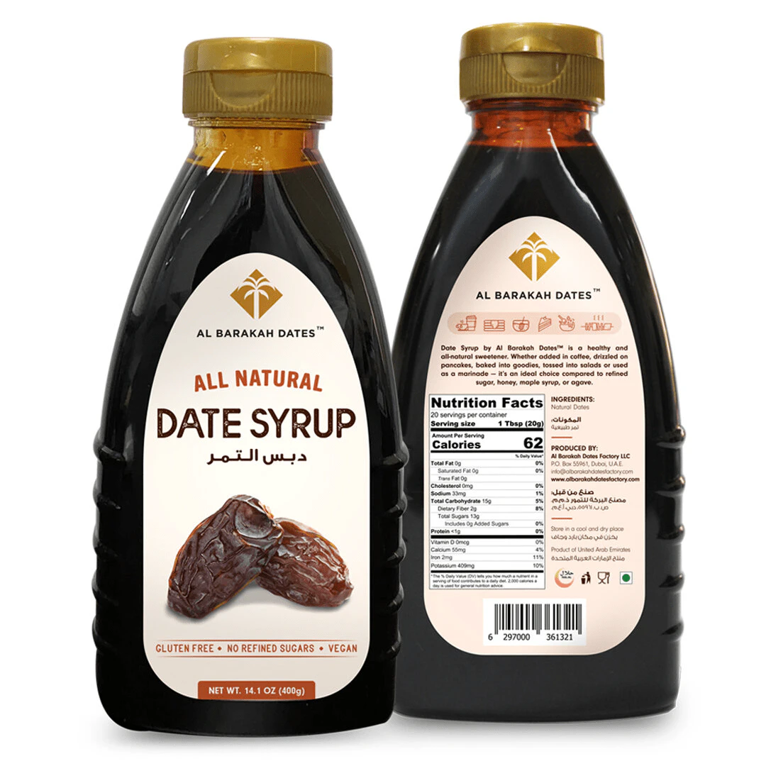 Al Barakah Date Syrup Squeeze 100% Natural 400g