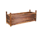 Large Raised Bed Flowers Herbs Outdoor Wooden Garden Pot Planter Box Porch Patio