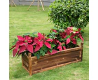 Large Raised Bed Flowers Herbs Outdoor Wooden Garden Pot Planter Box Porch Patio