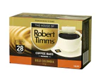 Robert Timms Gold Columbian Style Instant Coffee Bags 28 Pack