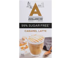 Avalanche Sugar Free Coffee Caramel Latte Sachets 10 Pack