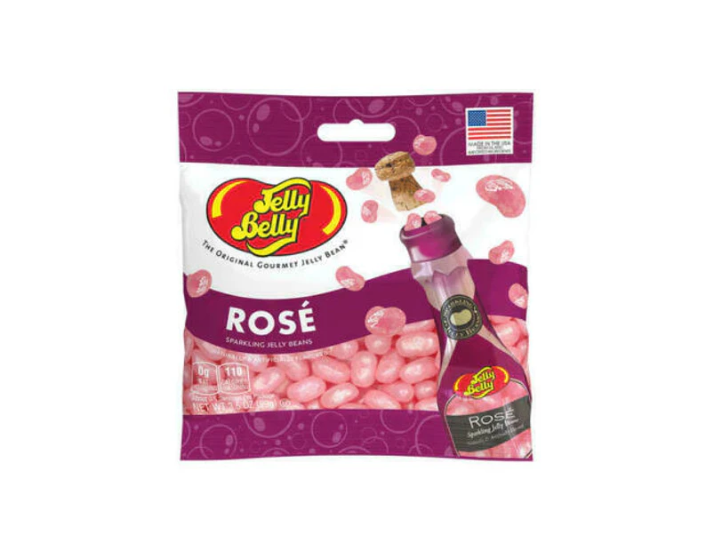 Jelly Belly Rose Sparkling Champagne Jelly Beans Candy Bag 99g