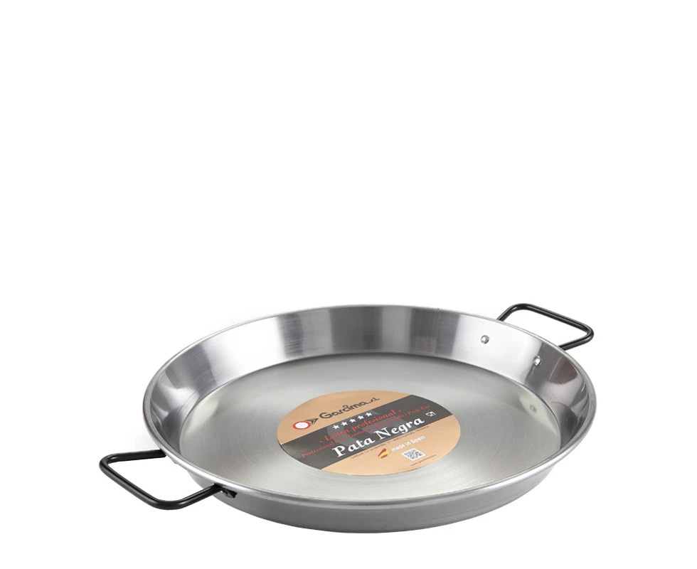 Garcima Pata Negra Steel 42Cm Paella Pan Silver - Silver