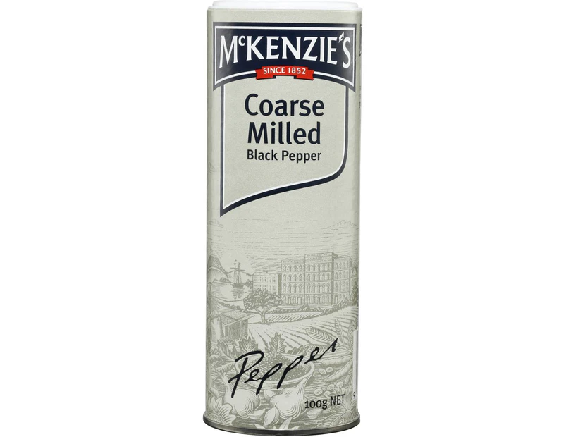 Mckenzies Coarse Milled Black Pepper 100g