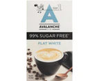 Avalanche Sugar Free Coffee Flat White Sachets 10 Pack