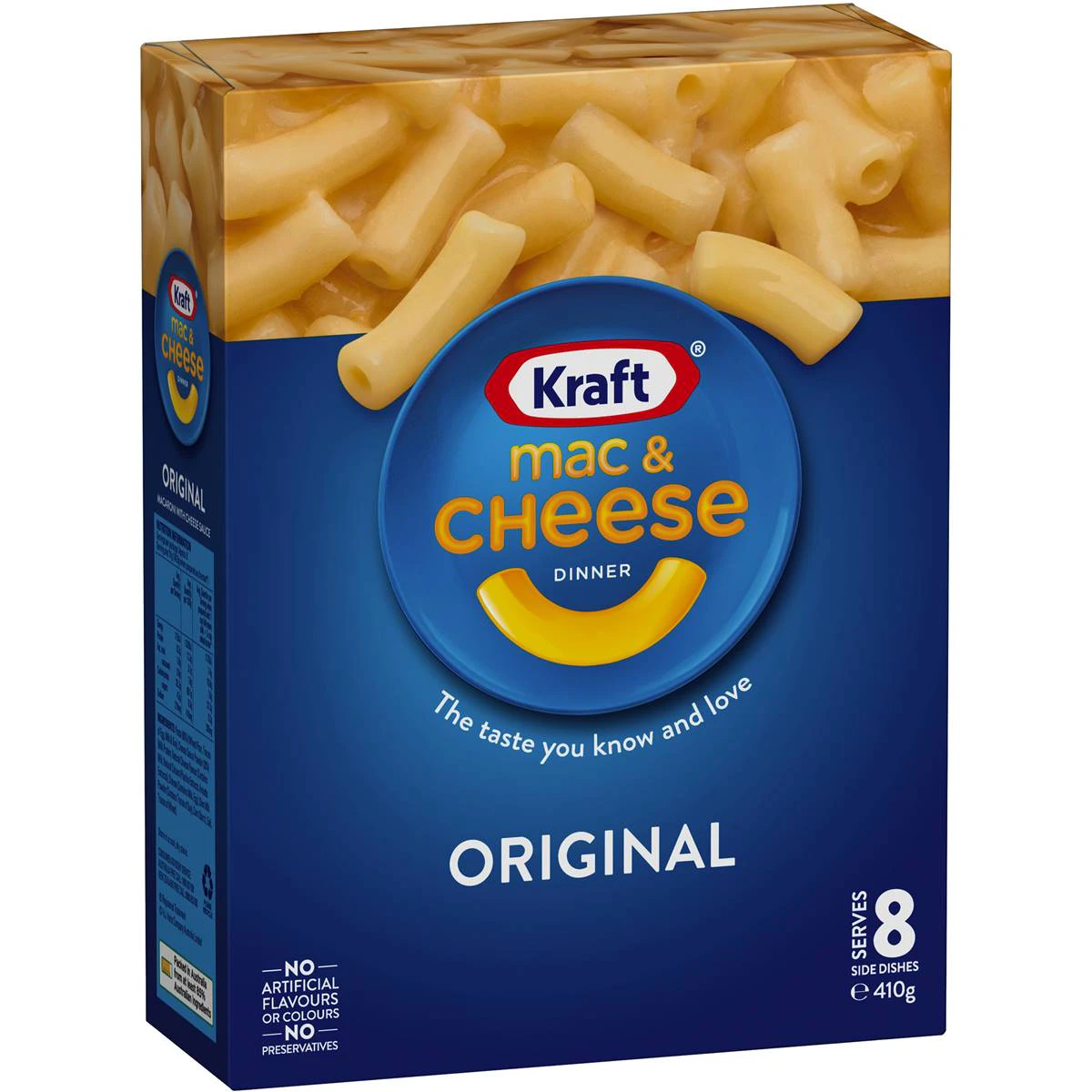 Kraft Mac and Cheese Macaroni Pasta Original Box 8 Pack 410g