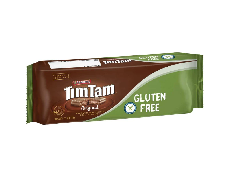 Arnotts Tim Tam Original Chocolate Biscuits Gluten Free GF 150g