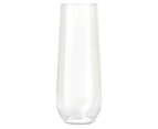 Clear Plastic Stemless Champagne Glasses 250ml (Pack of 4)