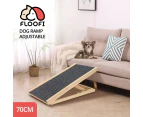 Wooden Adjustable Pet Ramp 70 x 35 cm