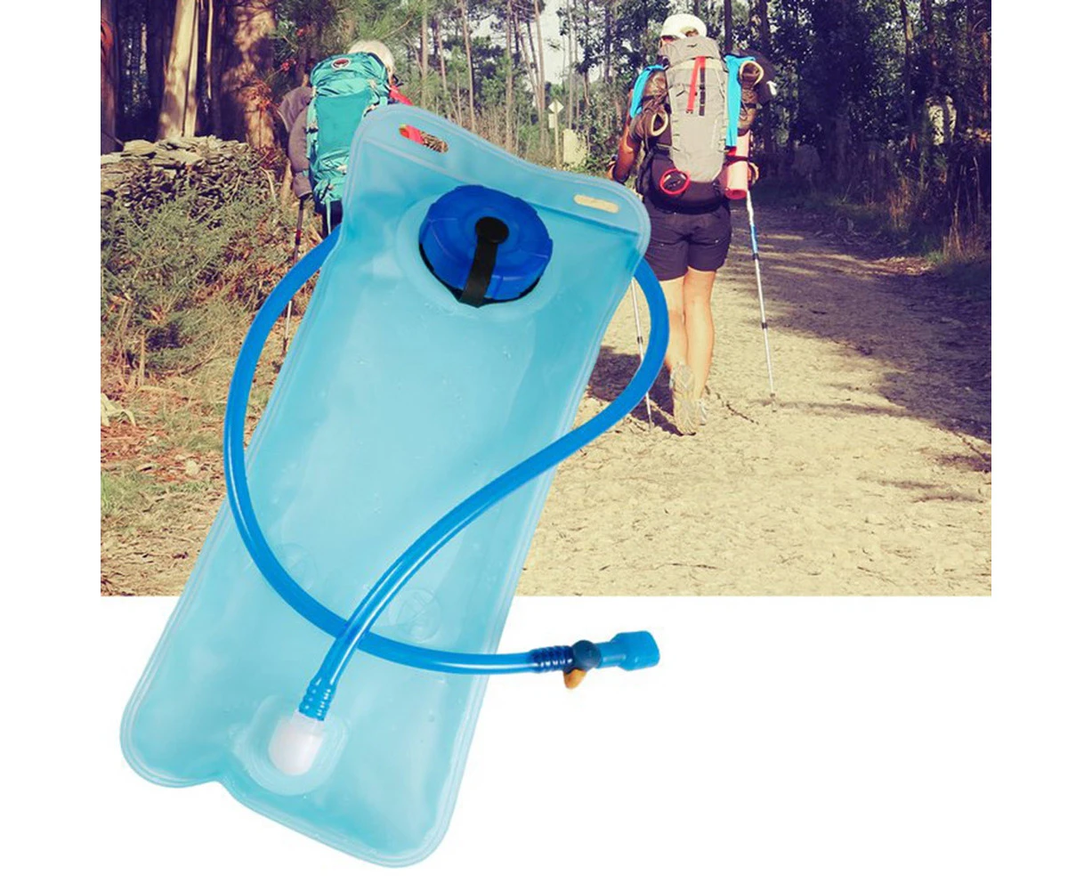 2L Bicycle Cycling Wide Mouth Water Bladder Bag Hydration for Outdoor Sports-Blue