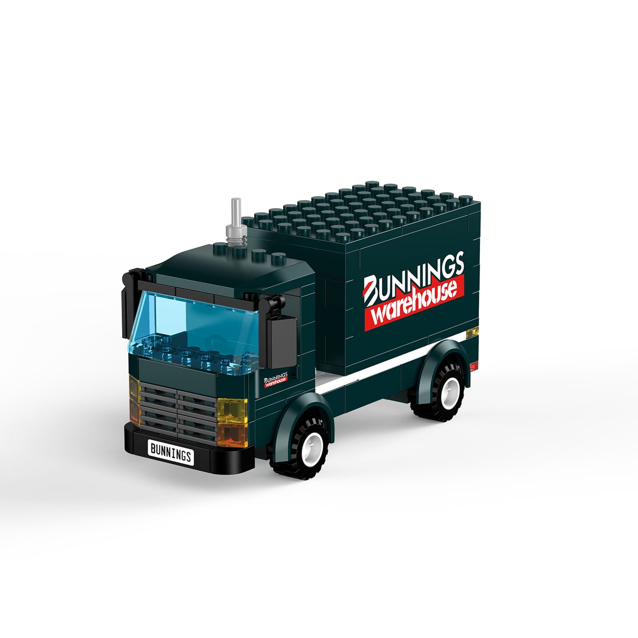 Bunnings Warehouse Building Blocks Truck Model Toy Figure for Kids Catch