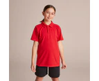 Target Short Sleeve School Polos - Red