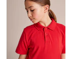 Target Short Sleeve School Polos - Red