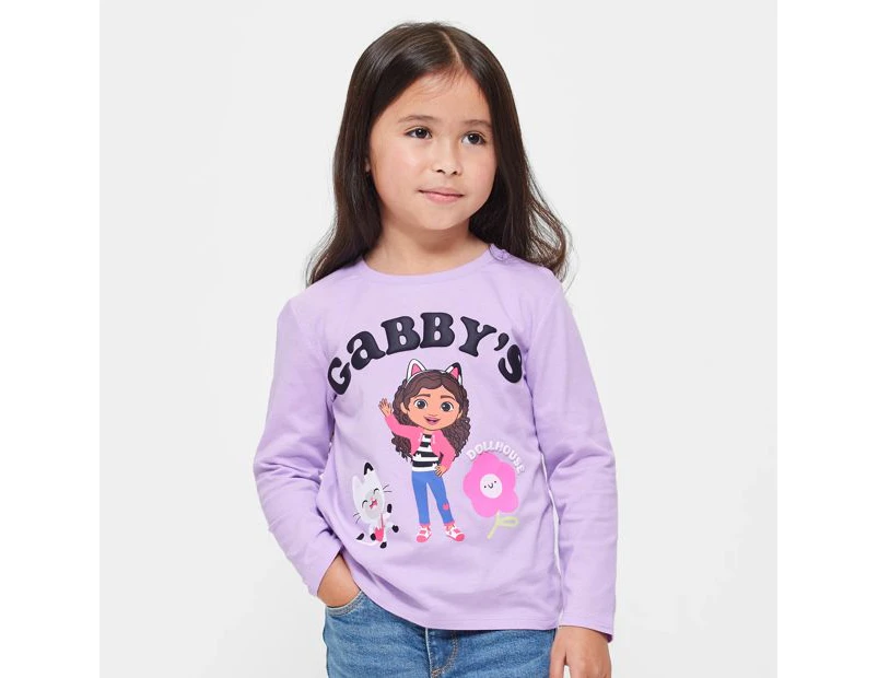 Gabby's Dollhouse Long Sleeve Top - Purple