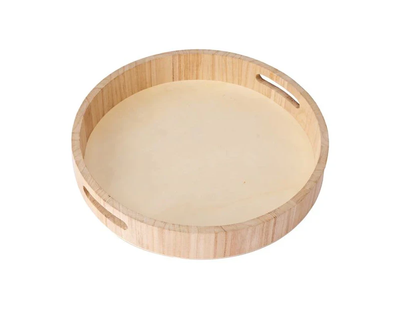 Wooden Round Tray - Anko