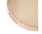 Wooden Round Tray - Anko