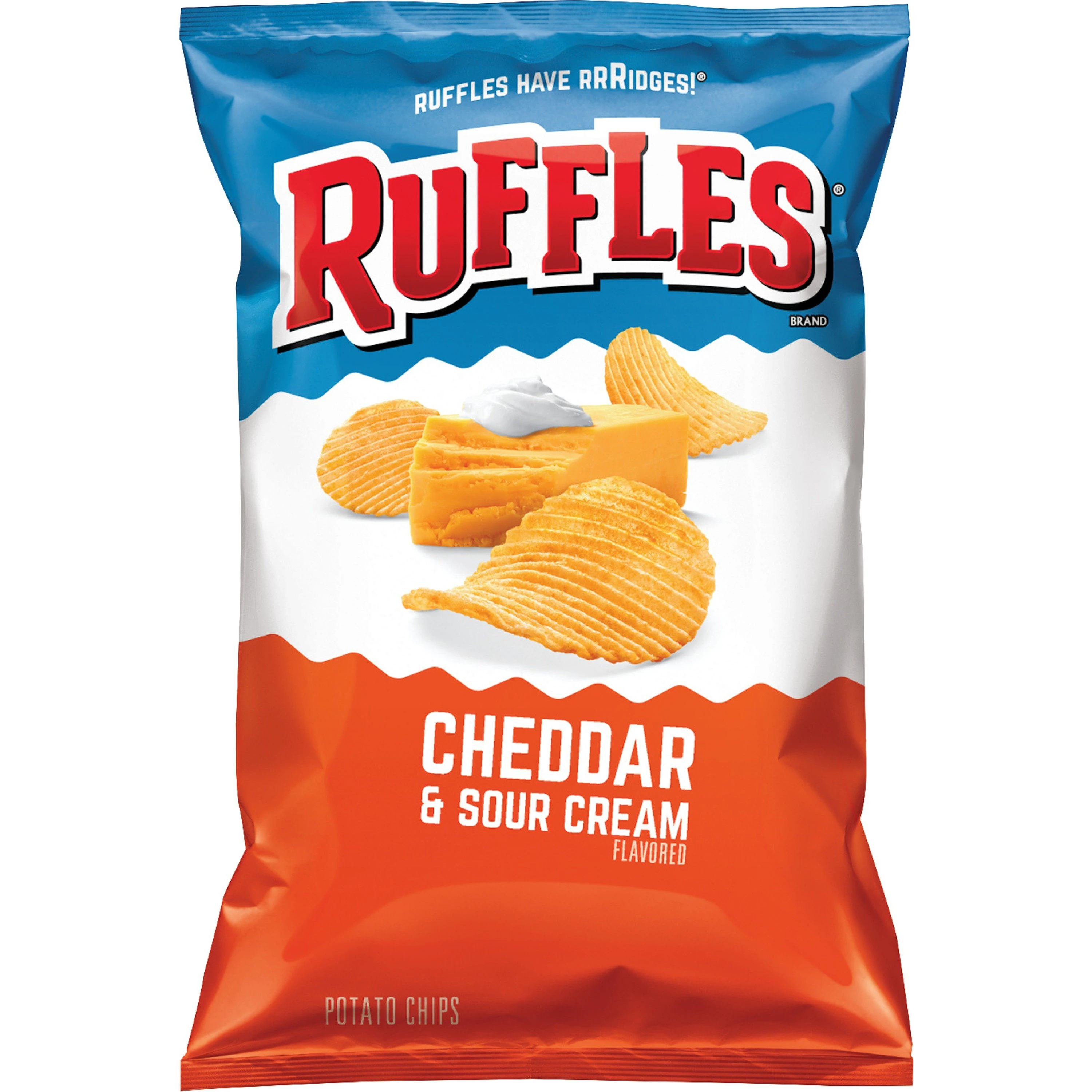 Ruffles Cheddar Cheese and Sour Cream Potato Chips Pack 184g