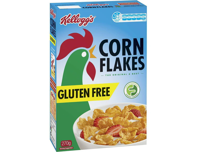 Kelloggs Corn Flakes Gluten Free Cereal 270g