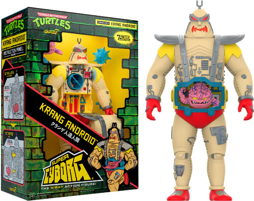 Super7 - Teenage Mutant Ninja Turtles - Super Cyborg - Krang Android (Full Color)  [COLLECTABLES] Action Figure, Figure, USA import