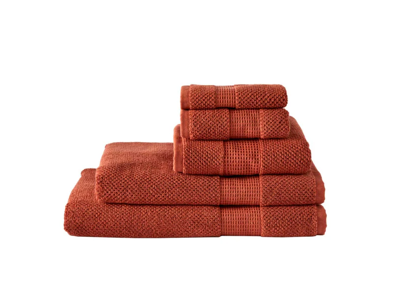 MyHouse  Maui Towel Collection - Clay - Facewasher