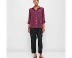 Target Washed Utility Shirt - Red