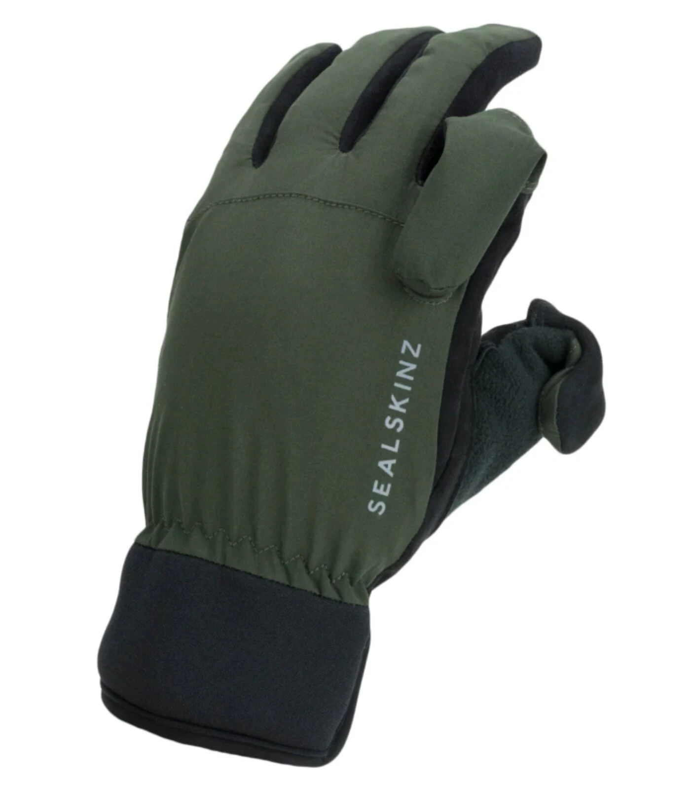 SealSkinz Waterproof All Weather Sporting Gloves Green/Black