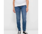 Target Maternity Over The Belly Skinny Jeans - Blue