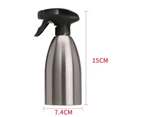 HSNMAFWIN-Stainless Steel Spray Bottle, Oil Sprayer Oil Spray Bottle Olive Oil ， Portable Olive Oil Dispenser for Grilling Kitchen Containers