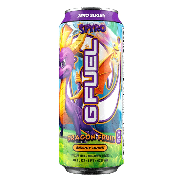 G Fuel Spyro Dragon Fruit Performance Energy Drink Can 473ml