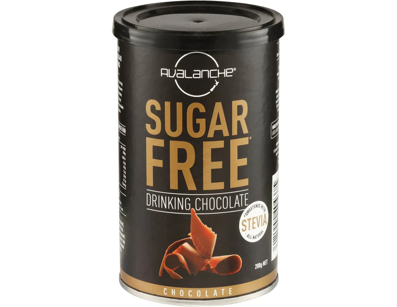 Avalanche Sugar Free Drinking Chocolate Powder Tub 200g