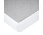 Charcoal Infused Fitted Mattress Protector, King Bed - Anko