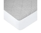 Charcoal Infused Fitted Mattress Protector, Double Bed - Anko