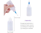 8 Pack Multipurpose DIY Precision Tip Applicator Bottle Set, Ultra Fine Needle Tip, Adhesive Applicator Squeeze Bottles for DIY Quilling