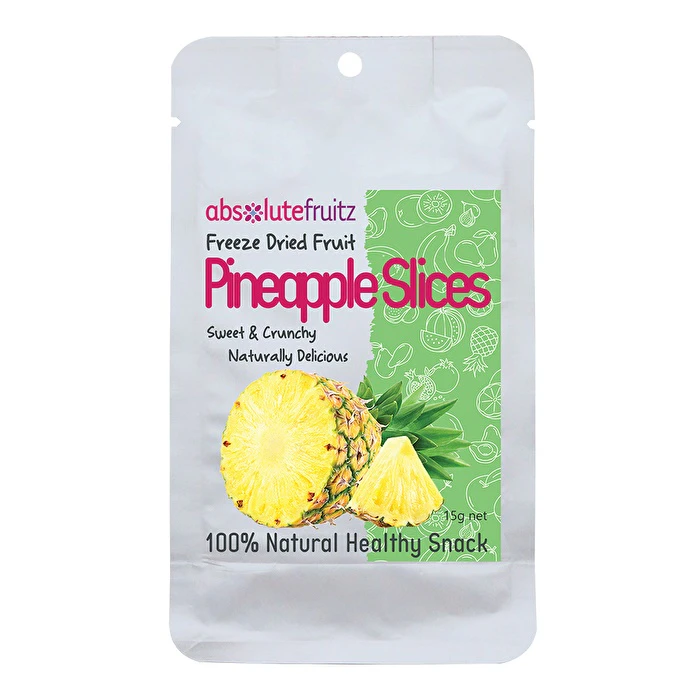 Absolute Fruitz AbsoluteFruitz Freeze Dried Pineapple Slices 15g