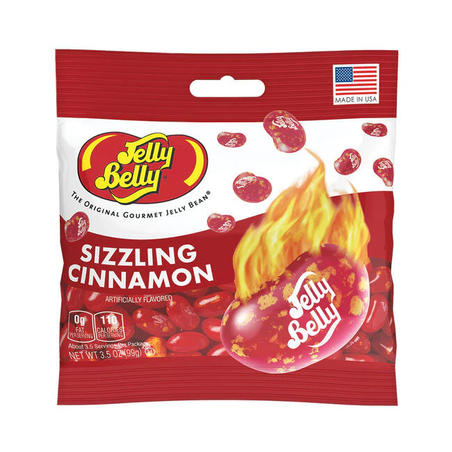 Jelly Belly Hot Sizzling Cinnamon Jelly Beans Bag 99g