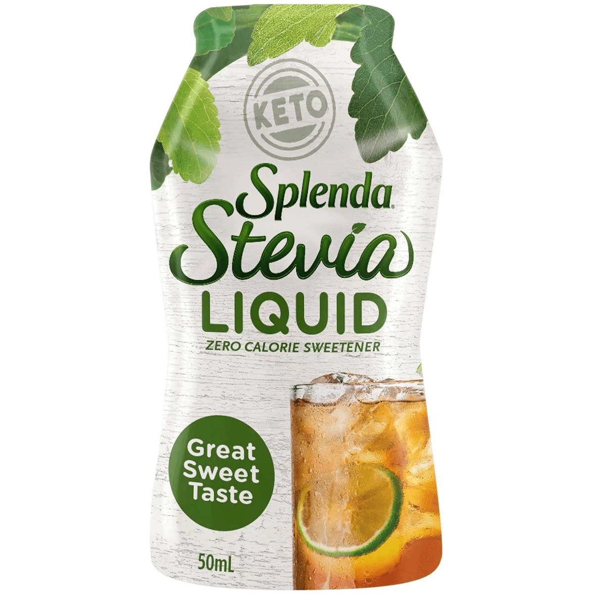 Splenda Stevia Liquid Natural Sweetener Zero Calorie Keto Friendly 50ml