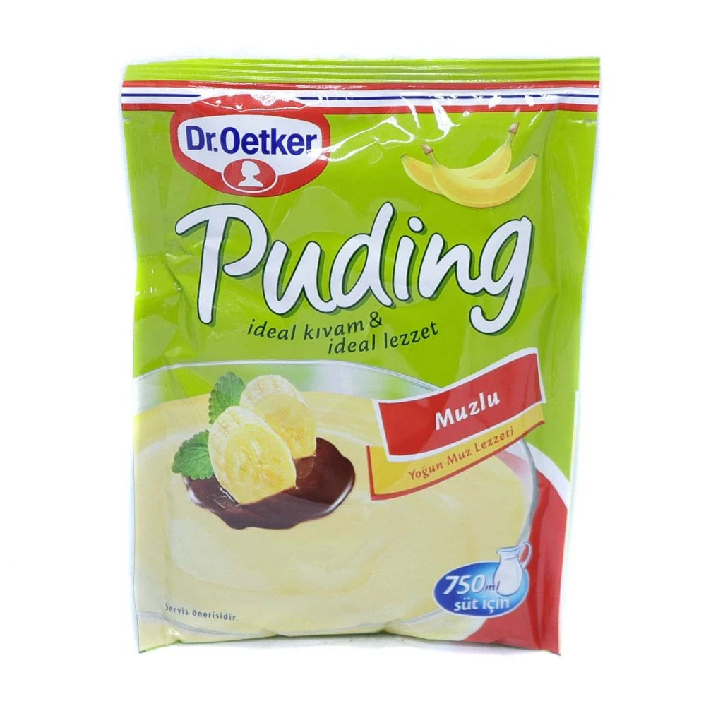 Dr Oetker Banana Pudding Powder Mix Muzlu 150g