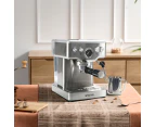 Spector Coffee Machine 20 Bar Espresso Cappuccino Maker Frother LCD Pre-soaking