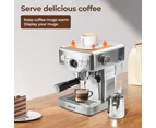 Spector Coffee Machine 20 Bar Espresso Cappuccino Maker Frother LCD Pre-soaking