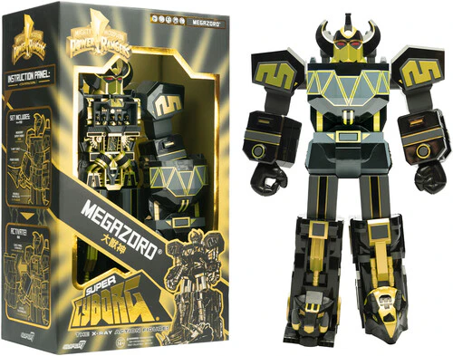 Super7 - Mighty Morphin Power Rangers Super Cyborg - Megazord Black / Gold  [COLLECTABLES] Action Figure, Figure, Collectible USA import