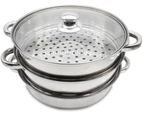 High quality 3 tier stainless steel steamer pressure cooker pressure cooker set glass lid