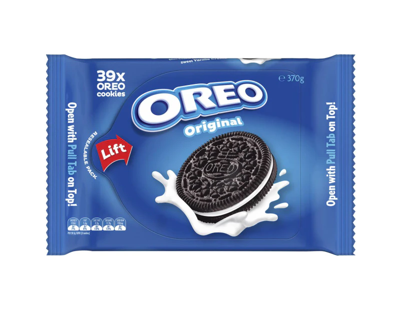 Oreo Original Biscuits Family Pack 370g