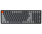 Keychron K4 v2 96% Bluetooth Wireless Hot-swappable RGB Backlit Aluminium Frame Mechanical Keyboard Gateron Brown Switch Mac Windows K4-J3 [KBK4J3BROWN]