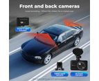 Dual Dash Camera Front and Rear Wifi 4K GPS Dashcam Car Camera Free 64G Card